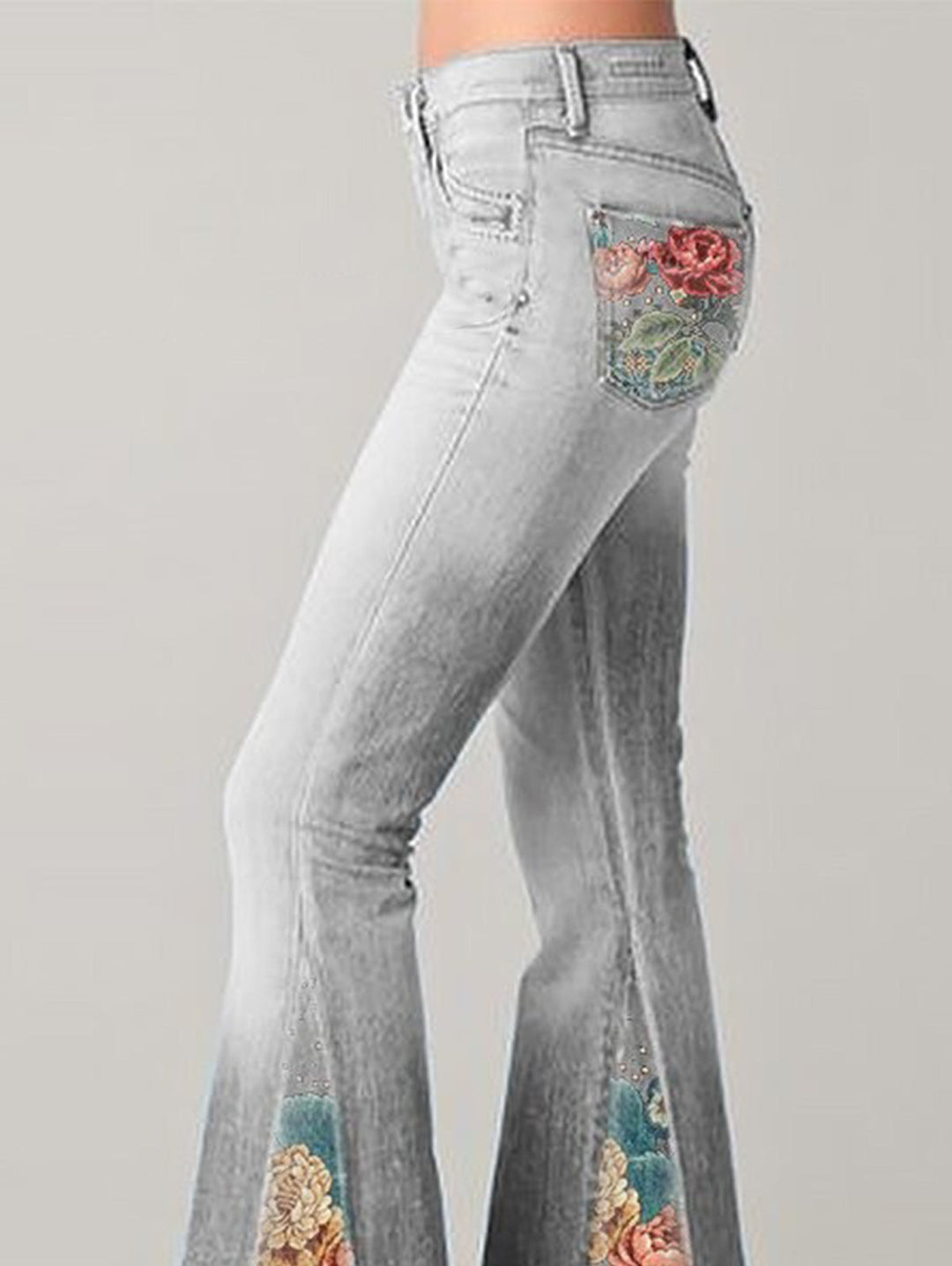 Jean Femme Évasé Tendance 5
