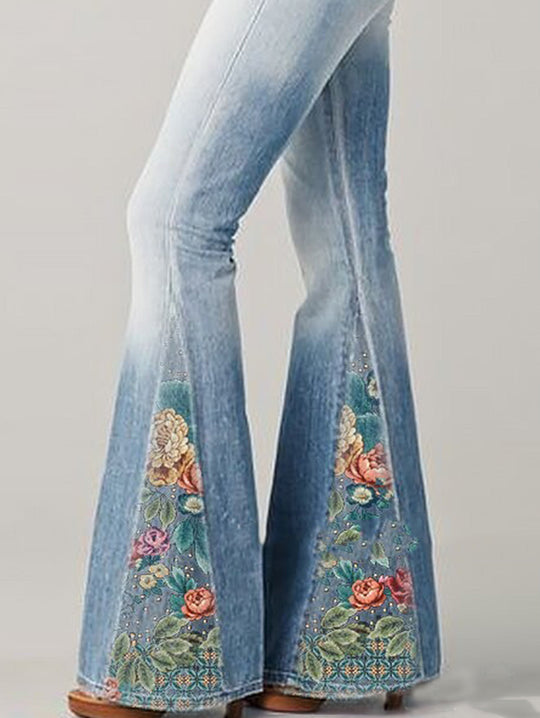 Jean Femme Évasé Tendance 6