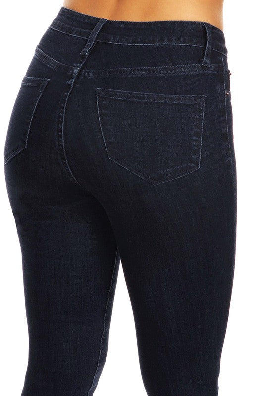 Jean Femme Skinny Taille Haute Denim Indigo 4