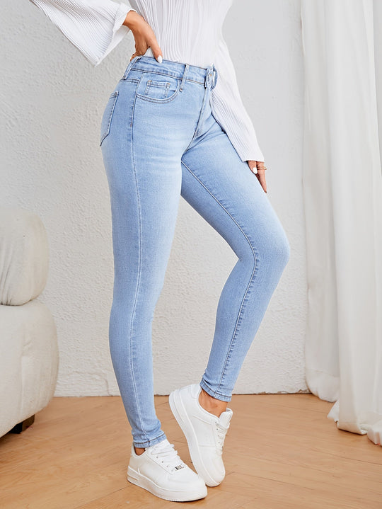 Jean Femme Taille Haute Ajustement Parfait 2
