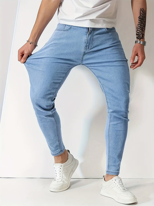 Jean Homme Ajusté Chic avec Jambes Effilées 5