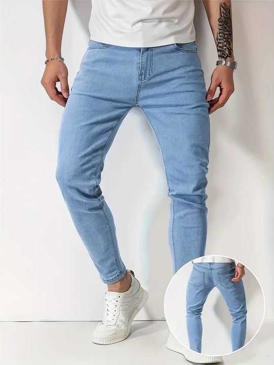 Jean Homme Ajusté Chic avec Jambes Effilées 6