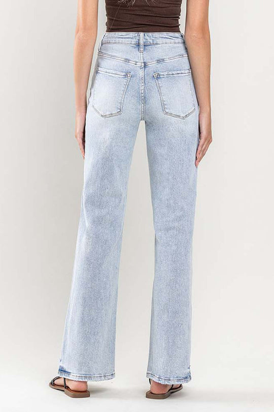 Jeans Flare Taille Haute Vintage Années 90 1