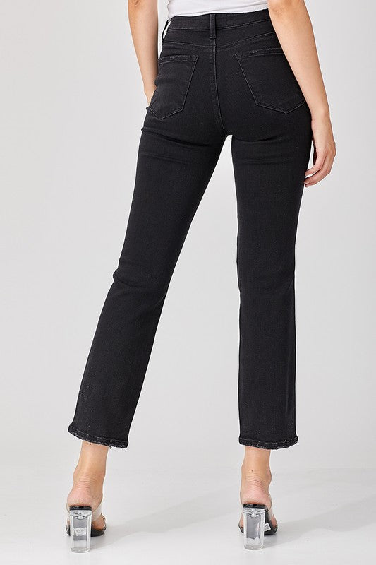 Jeans pour hommes décontractés en denim noir 3