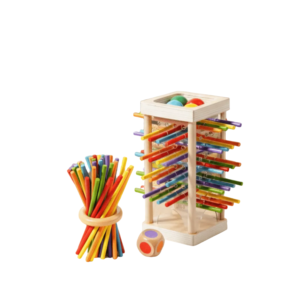 Jeu Éducatif Bâtons de Comptage Montessori pour Enfants, Apprentissage Visuel et Coordination 0