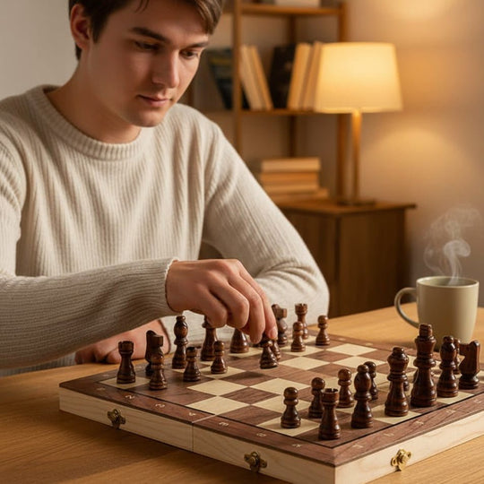 Jeu d'Échecs Portable Magnétique Pratique 4