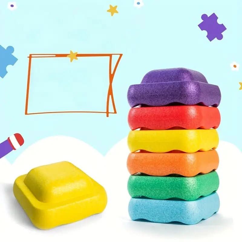 Jeu d'équilibre pour Enfants - Blocs Créatifs Colorés 8