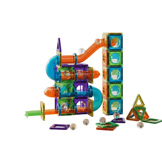 Jeu de Construction Magnétique 69 Blocs - Activité Éducative pour Enfants 0