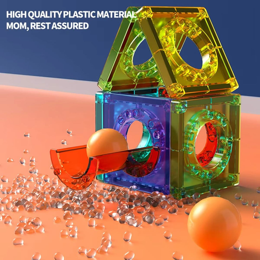 Jeu de Construction Magnétique 69 Blocs - Activité Éducative pour Enfants 2