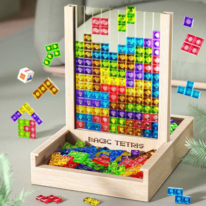 Jeu de Puzzle Tetris Amusant pour Toute la Famille 0