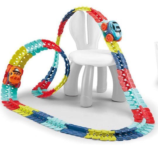 Jeu de Voiture Magnétique pour Enfants Modulable et Lumineux 2