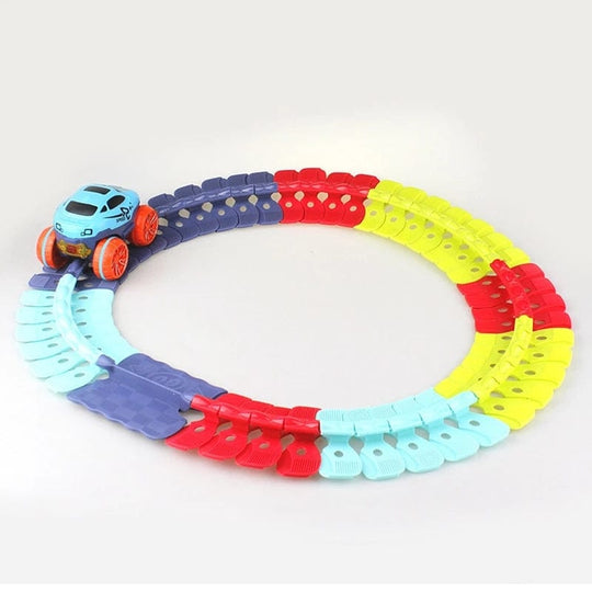 Jeu de Voiture Magnétique pour Enfants Modulable et Lumineux 5
