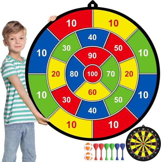 Jeu de fléchettes pour enfants avec cibles double face 0