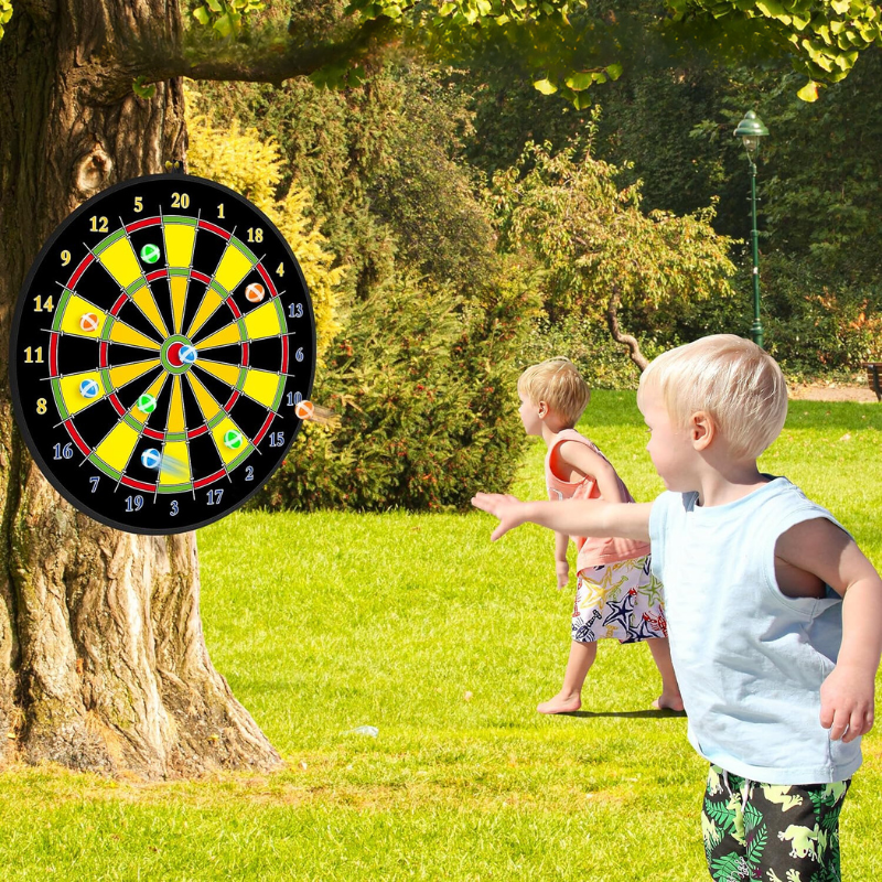 Jeu de fléchettes pour enfants avec cibles double face 1