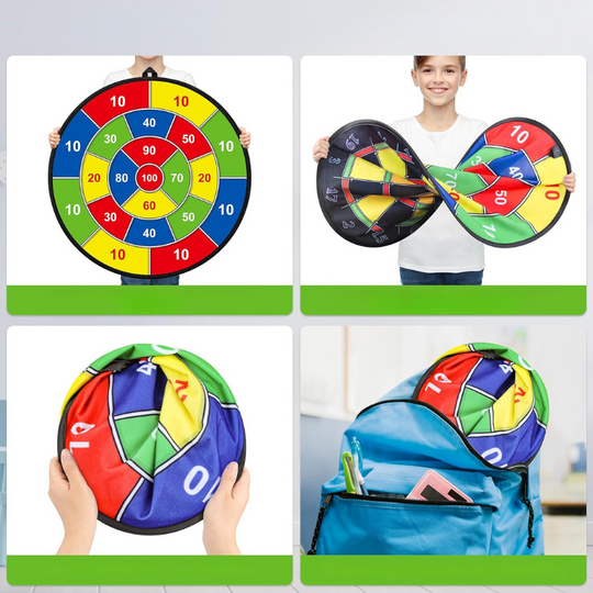 Jeu de fléchettes pour enfants avec cibles double face 3