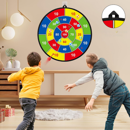Jeu de fléchettes pour enfants avec cibles double face 4