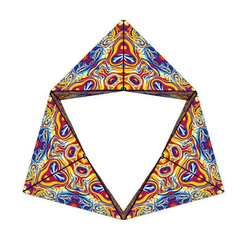 Jeu de puzzle transformable pour tous avec cube magnétique multicolore 1