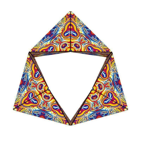 Jeu de puzzle transformable pour tous avec cube magnétique multicolore 1