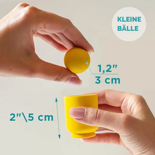 Jeu éducatif Montessori pour enfants - Boules et tasses colorées 5