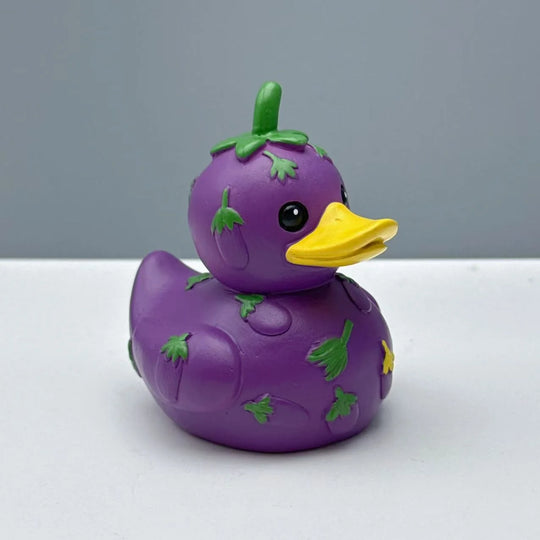 Jouet Canard en Caoutchouc Motif Légumes Original 3