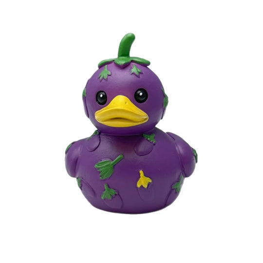 Jouet Canard en Caoutchouc Motif Légumes Original 5