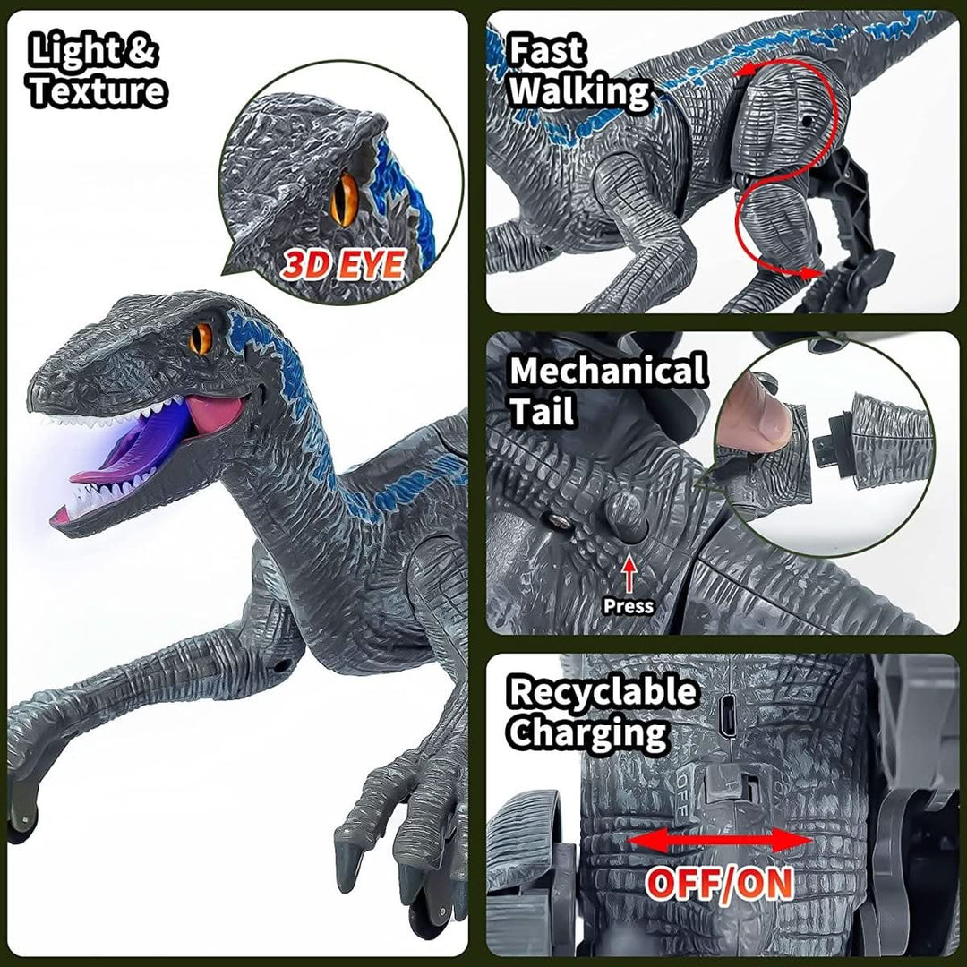 Jouet Dinosaure Interactif T-Rex avec Lumières et Sons 5