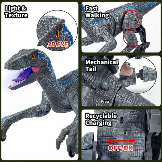 Jouet Dinosaure Interactif T-Rex avec Lumières et Sons 5