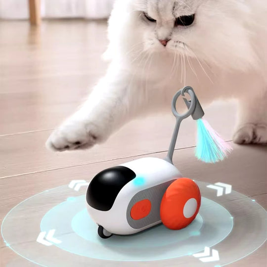 Jouet Interactif Chat TurboChase pour Jeux Actifs et Stimulation Féline 1