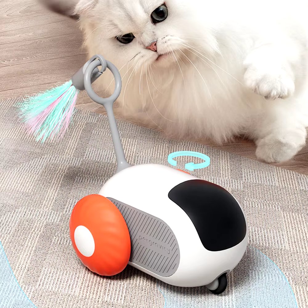 Jouet Interactif Chat TurboChase pour Jeux Actifs et Stimulation Féline 3