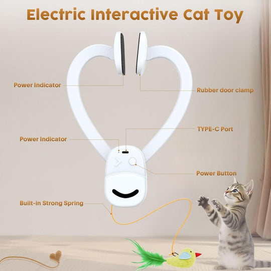 Jouet Interactif Pour Chat Volant Avec Mouvement 360° 6