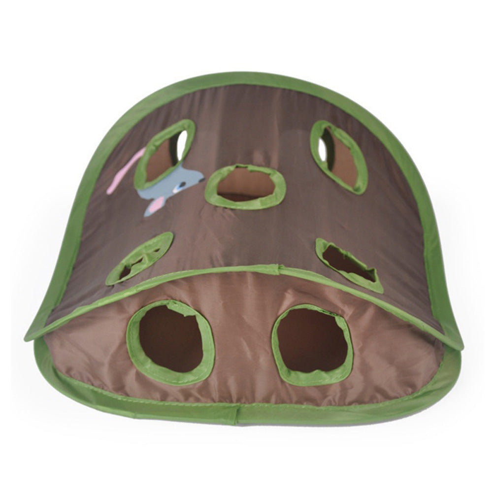 Jouet Interactif pour Chats Tunnel de Cachette Amusant et Stimulant 2
