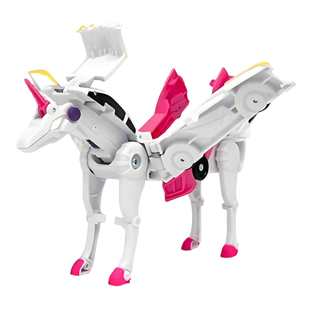 Jouet Magnétique 2-en-1 Robot et Voiture 0