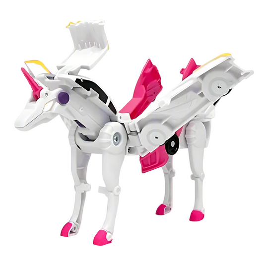 Jouet Magnétique 2-en-1 Robot et Voiture 0