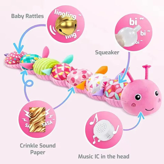 Jouet Musical pour Bébé SensaPillar Tactile et Éveillant 4