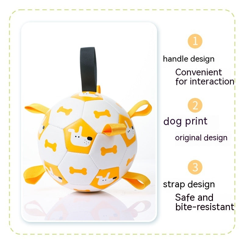 Jouet Pour Chien Interactif en Football Léger et Résistant 3
