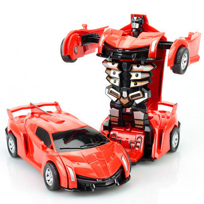 Jouet Voiture Robot Transformable Course Enfant 11