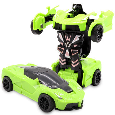 Jouet Voiture Robot Transformable Course Enfant 4