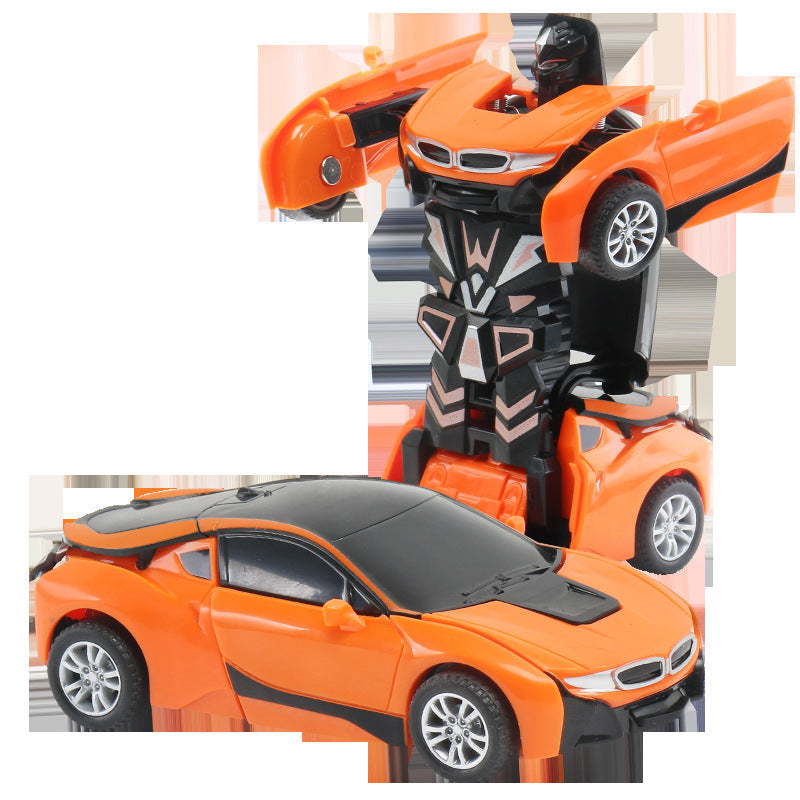 Jouet Voiture Robot Transformable Course Enfant 6