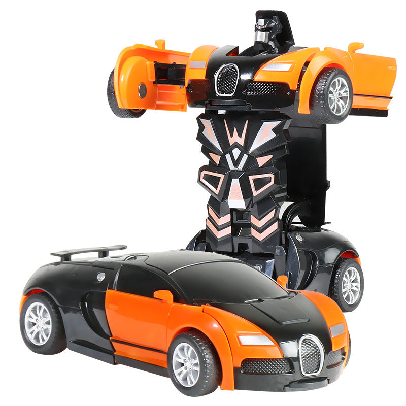 Jouet Voiture Robot Transformable Course Enfant 8