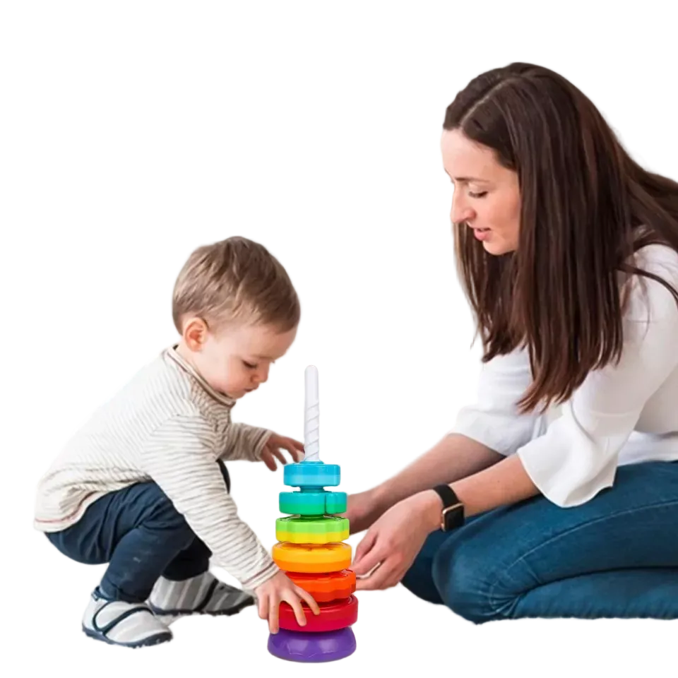 Jouet d'Empilage Coloré pour Enfants 0