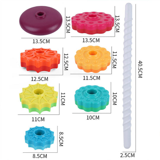 Jouet d'Empilage Coloré pour Enfants 7