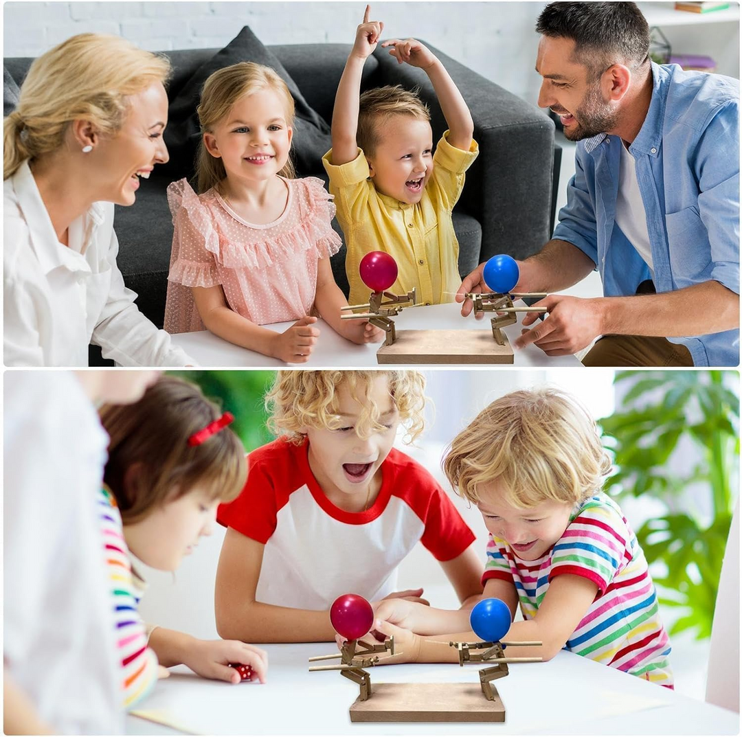 Jouet en Bois Duel Amical pour Enfants - Jeu de Clôture Amusant et Stratégique 5