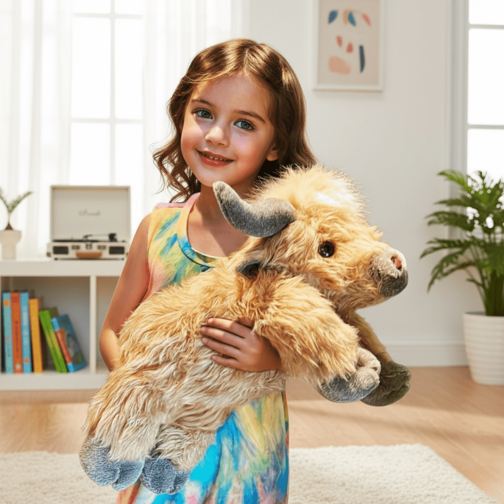 Jouet en Peluche Bétail des Highlands Charmant 1