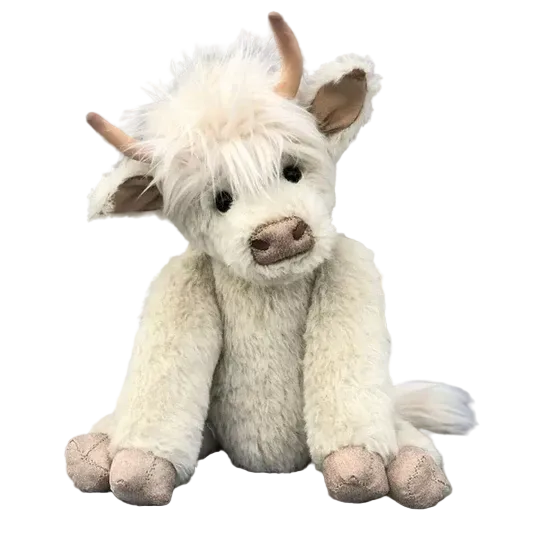 Jouet en peluche Highland Cow Hamish fait main 0