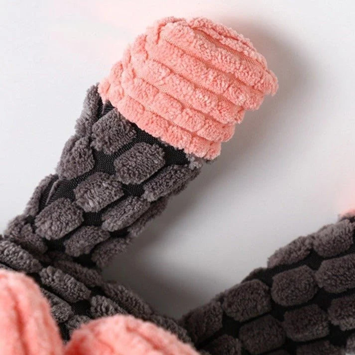 Jouet pour chien robuste en peluche avec design résistant aux morsures 5