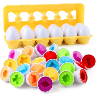 Jouets Éducatifs pour Enfants - Oeufs Géométriques Colorés 4
