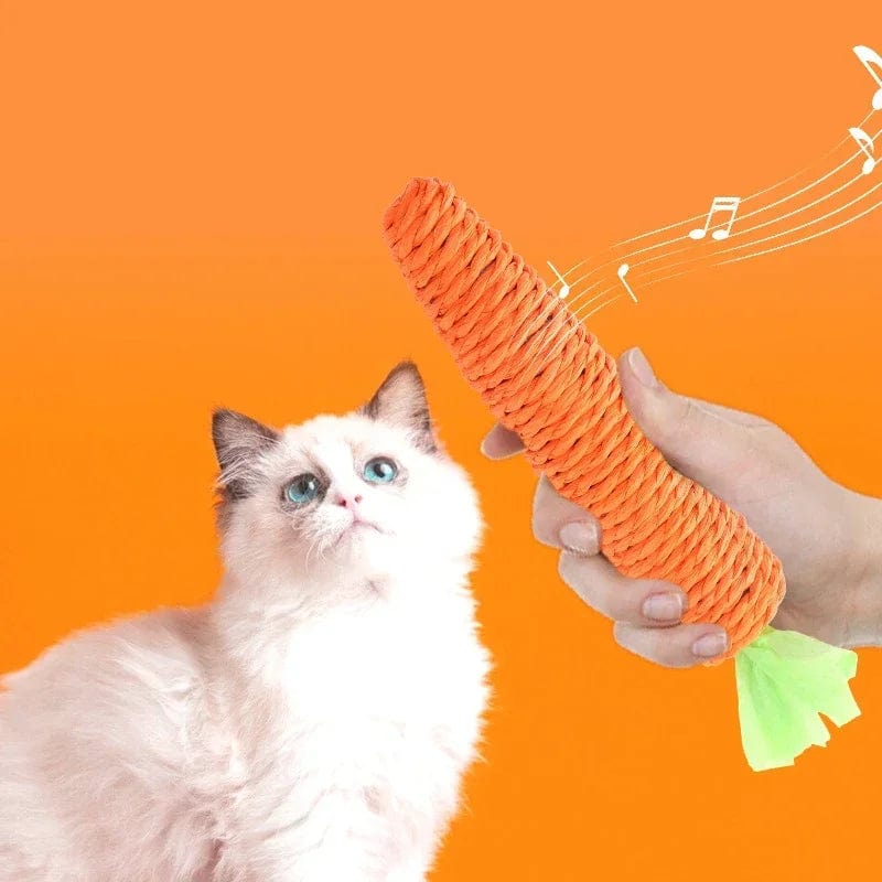 Jouets Interactifs pour Chats en Forme de Carotte 1