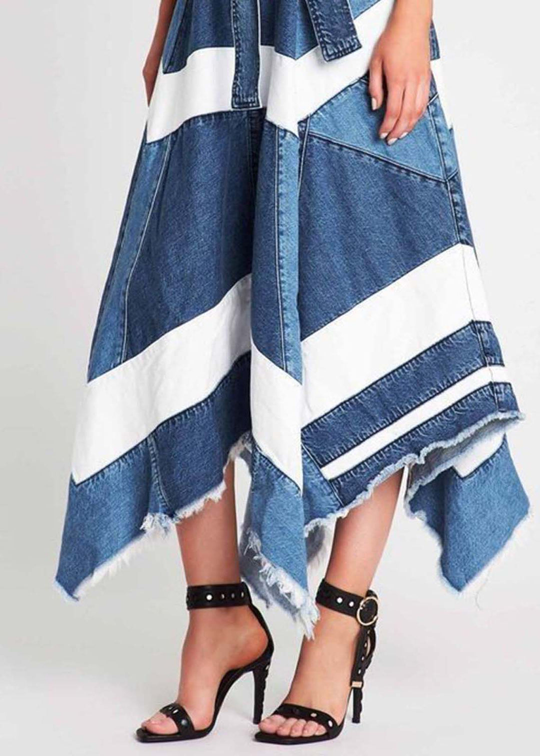 Jupe Asymétrique en Denim pour Femmes 2