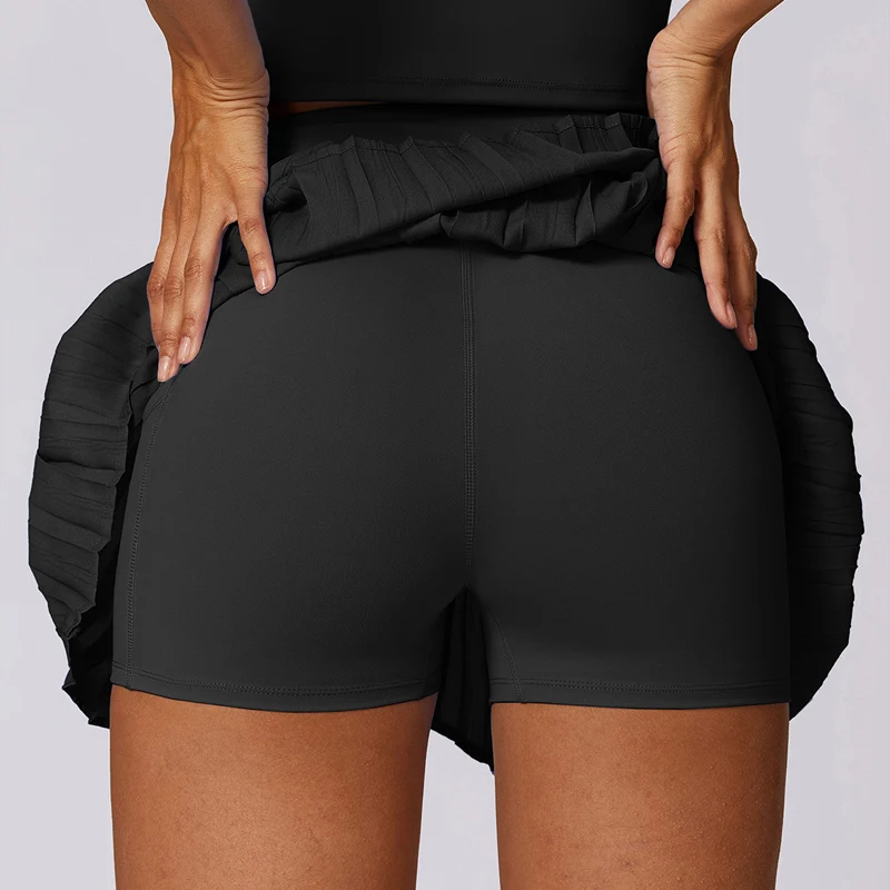 Jupe Plissée Femme Confortable et Polyvalente 5