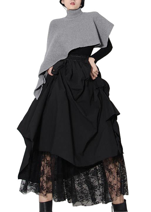 Jupe d'Été Asymétrique Patchwork Moderne 0